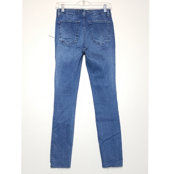 Free People High Waist Pintuck Skinny Jean - Picture 4 of 9